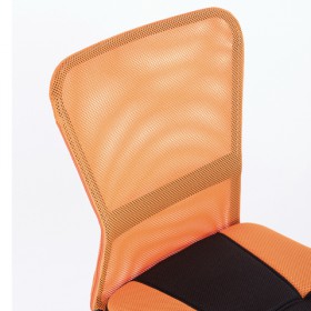 Кресло компактное BRABIX Smart MG-313 (черный, оранжевый) в Братске - bratsk.katalogmebeli.com | фото 4
