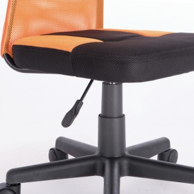 Кресло компактное BRABIX Smart MG-313 (черный, оранжевый) в Братске - bratsk.katalogmebeli.com | фото 5
