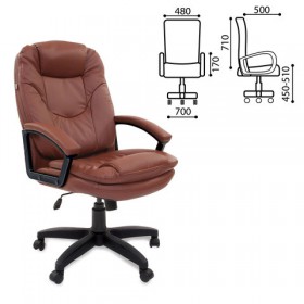 Кресло офисное BRABIX Trend EX-568 (коричневый) в Братске - bratsk.katalogmebeli.com | фото