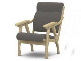 Кресло Вега-10 (бесцветный лак/ULTRA STONE) в Братске - bratsk.katalogmebeli.com | фото