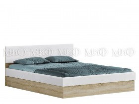 Кровать с подъемным механизмом 1,4 спальня Фортуна (Дуб сонома/белый глянец) в Братске - bratsk.katalogmebeli.com | фото