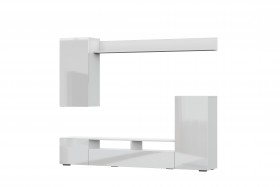 Мебель для гостиной МГС 4 (Белый/Белый глянец) в Братске - bratsk.katalogmebeli.com | фото 7