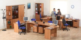 Мебель для персонала Альфа 61 Ольха в Братске - bratsk.katalogmebeli.com | фото