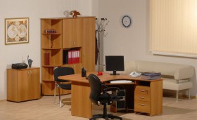 Мебель для персонала Рубин 42 Светлый миланский орех в Братске - bratsk.katalogmebeli.com | фото 2