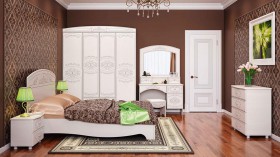 Модульная спальня Каролина в Братске - bratsk.katalogmebeli.com | фото