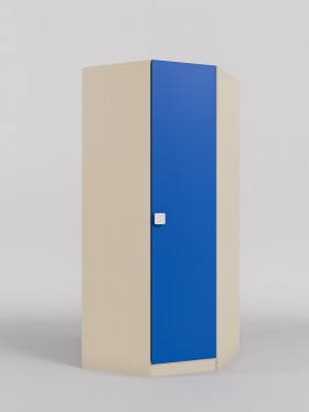 Шкаф угловой (угловая секция) Скай (Синий/корпус Клен) в Братске - bratsk.katalogmebeli.com | фото